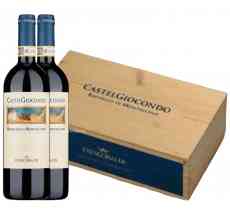 brunello di montalcino docg in wood box  of  6 bottles